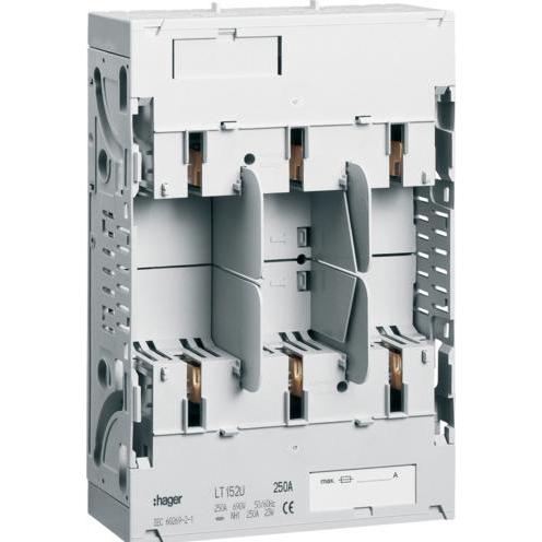 Hager, Sicherung, HAG LT152U NH1-Unterteil 3x250A (NH-DIN Sicherung, 250 A)
