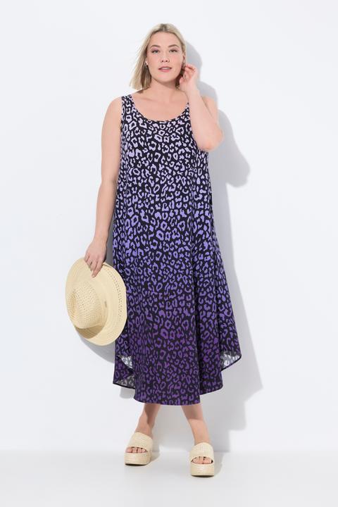 Produktbild Ulla Popken Midikleid, Leo-Farbverlauf, Rundhals, ärmellos (42, 44)