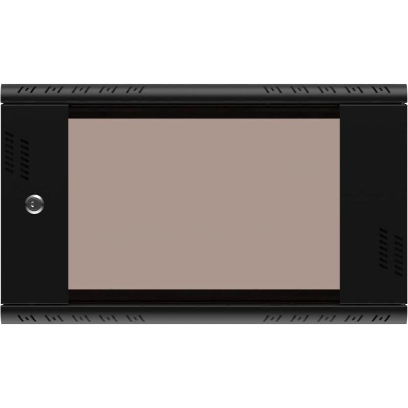 Extralink PREMIUM 6U 600X450 WALL-MOUNTED RACKMOUNT CABINET BLACK (6 HE, 19 Zoll Rack), Serverschrank, Schwarz