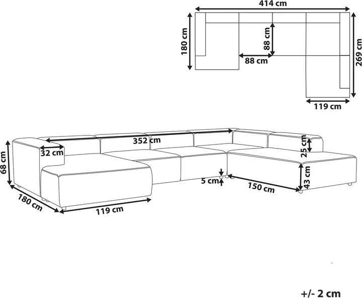 Immagine prodotto Beliani Ardal (Divano modulare)