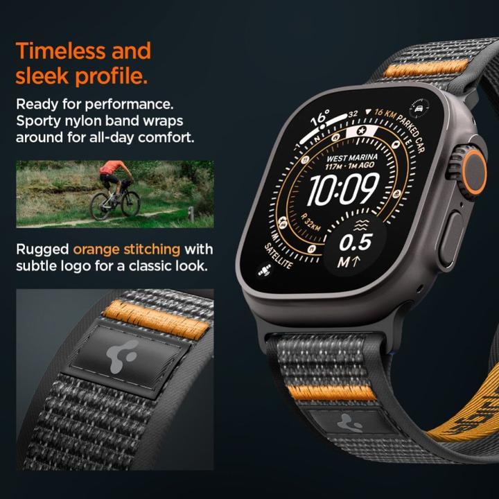 Actual product image Spigen Athlex Air 2 (44 mm, 45 mm, 46 mm, 49 mm, Fabric, Nylon, Plastic)
