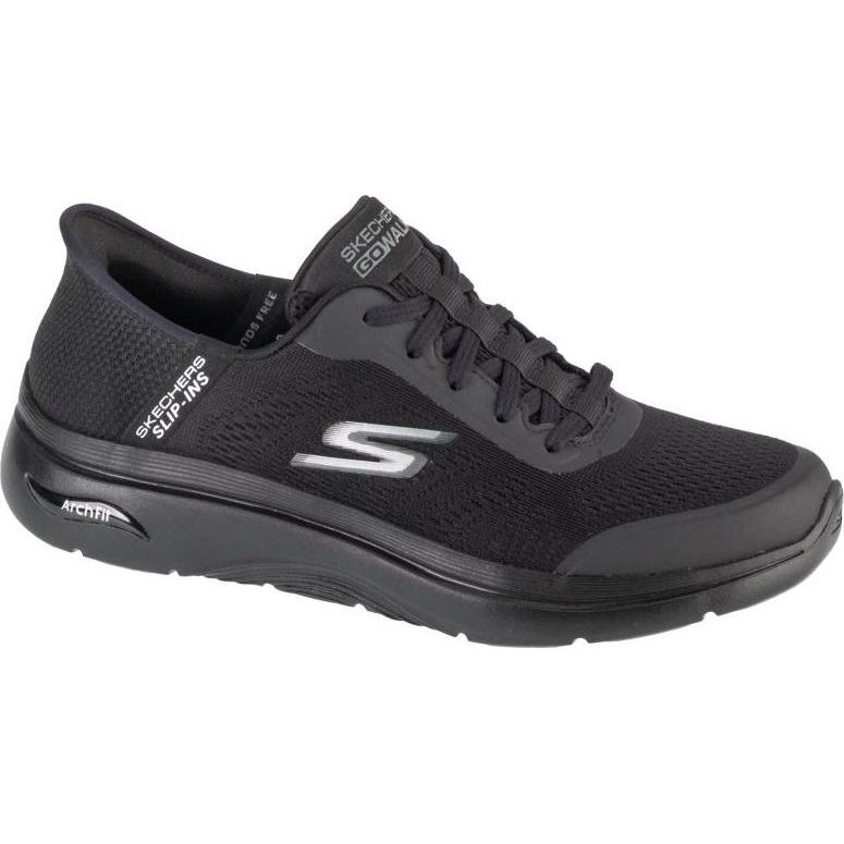 Skechers Uomo Nero Uomini, Sneaker, Slip-In: Arch Fit 2.0 - Simplicity (42.5)
