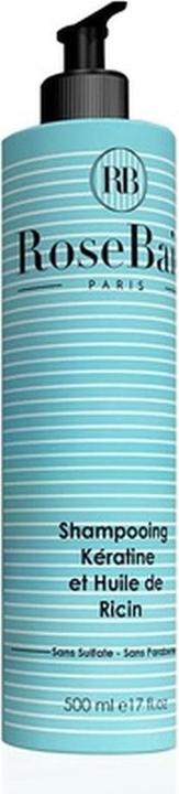 RoseBaie RoseBay Keratin und Rizinusöl Shampoo 500ml (500 ml, Flüssiges Shampoo)
