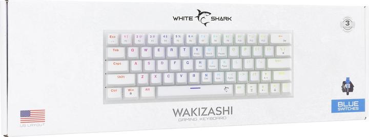 Actual product image White Shark GK-002221V2 Wakizashi-2 White US-Blue.SW (US, Cable)