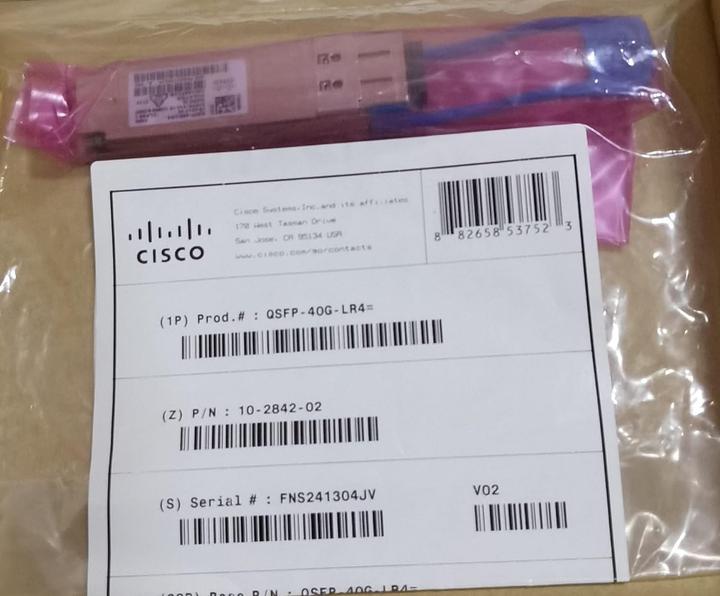 Actual product image Cisco Qsfp 40gbase-Lr4 Otn Transceiv