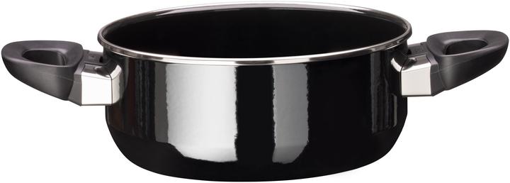 Image du produit Silit Kochtopf Bratentopf Induktion 20cm Glasdeckel 2,4l Modesto Line Silargan schwarz (Casserole, Silargan, 20 x 8.40 cm)