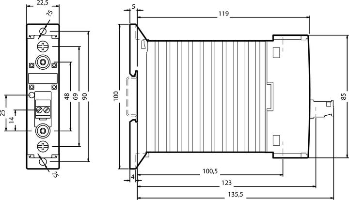 Produktbild Siemens Halbleiterschütz 24-230V 20A