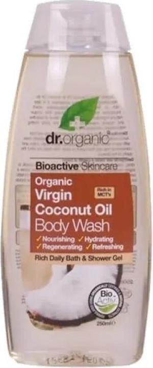 Image du produit Dr. Organic DR płyn do mycia ciała z olejkiem kokosowym (250 ml)