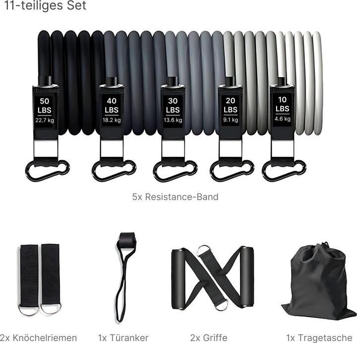 Image du produit Hermex Bande de fitness (1.34 m, Fort, Extra fort, Moyen, Léger)