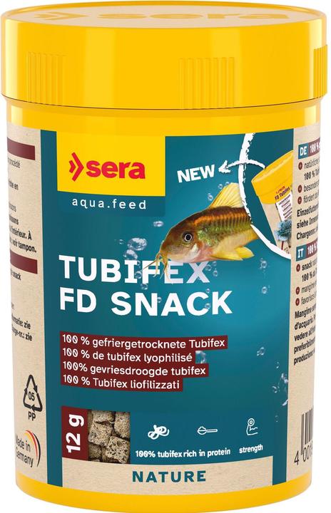 Produktbild Sera FD Tubifex worms 100ml (Zierfische, 100 ml)