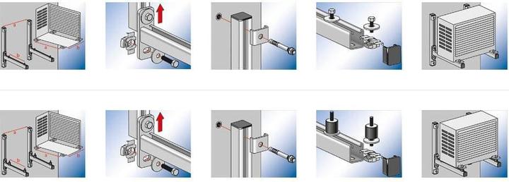 Produktbild Fischer Konsolenset m. Lärmschutz KSU S - 600
