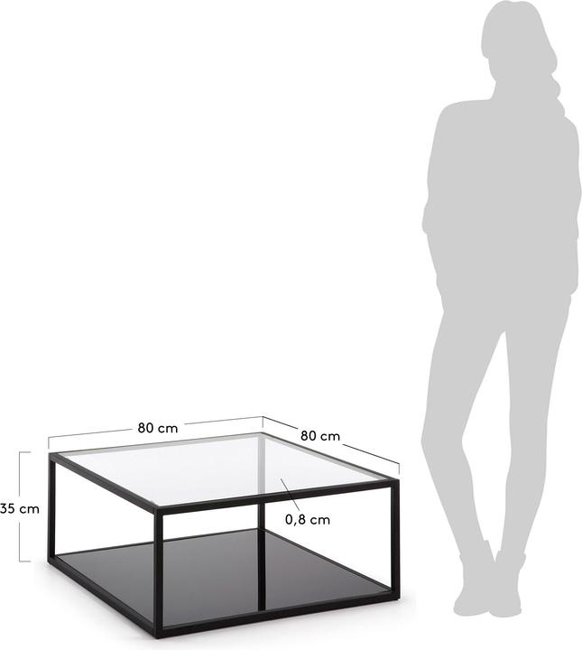 Actual product image Kave Home Greenhill (80 x 80 x 35 cm)
