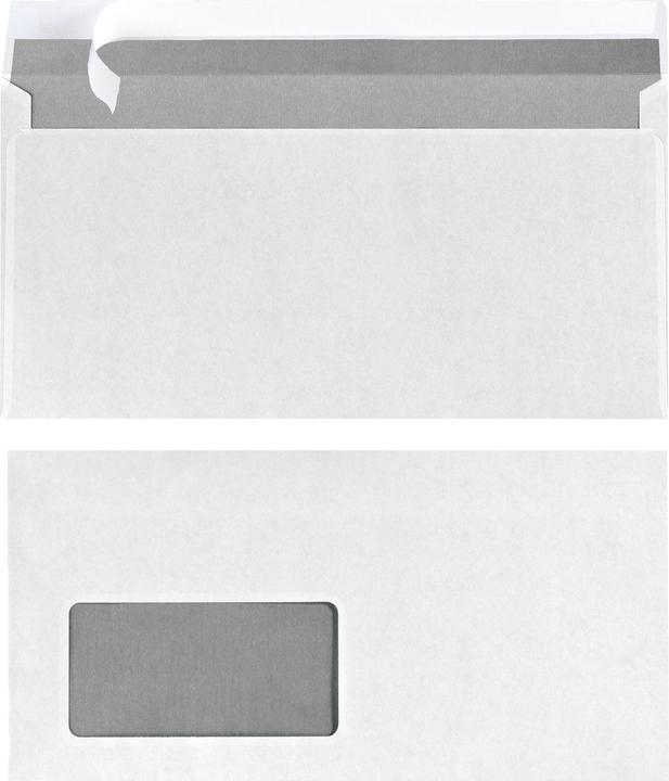 Herlitz Envelope, DIN long, with window, whiteá