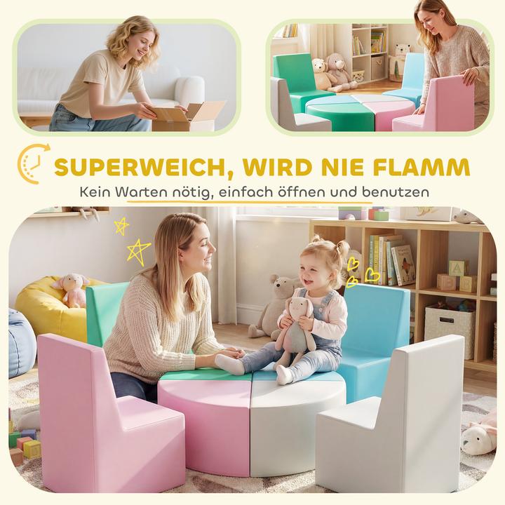 Produktbild Aiyaplay Softbausteine PU, EPE Mehrfarbig