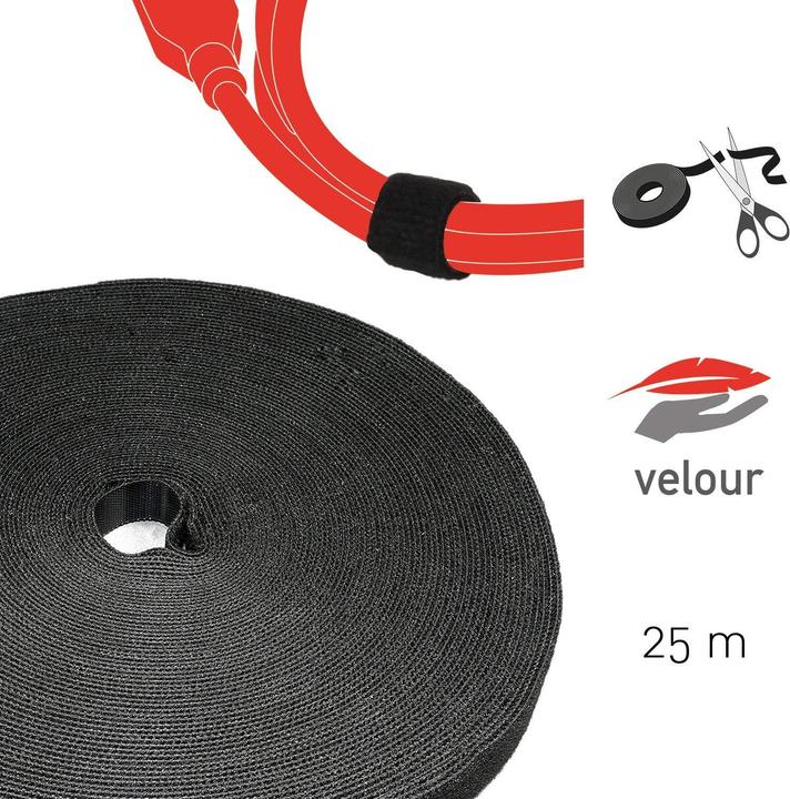 Produktbild Label-the-cable Doppelseitige Klettbandrolle (16 mm)