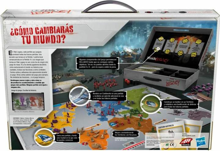 Produktbild Hasbro Spanisches Brettspiel Risk Legacy (Spanisch, 3 - 5 Spieler)