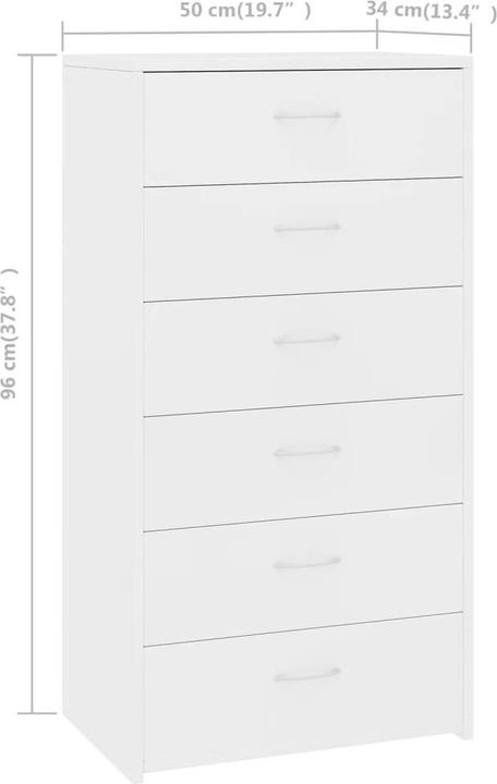 Produktbild vidaXL Sideboard (50 x 34 x 96 cm)