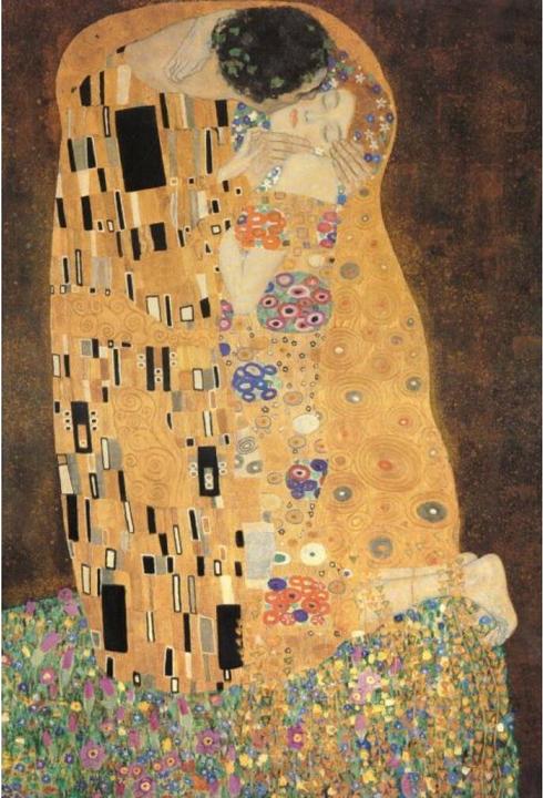 Actual product image Piatnik The kiss - metallic (1000 pieces)