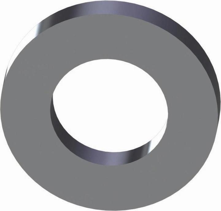 Actual product image Reisser Washers, DIN 125, Ø 8.4, stainless steel A2, pickled, passivated, packed a 100