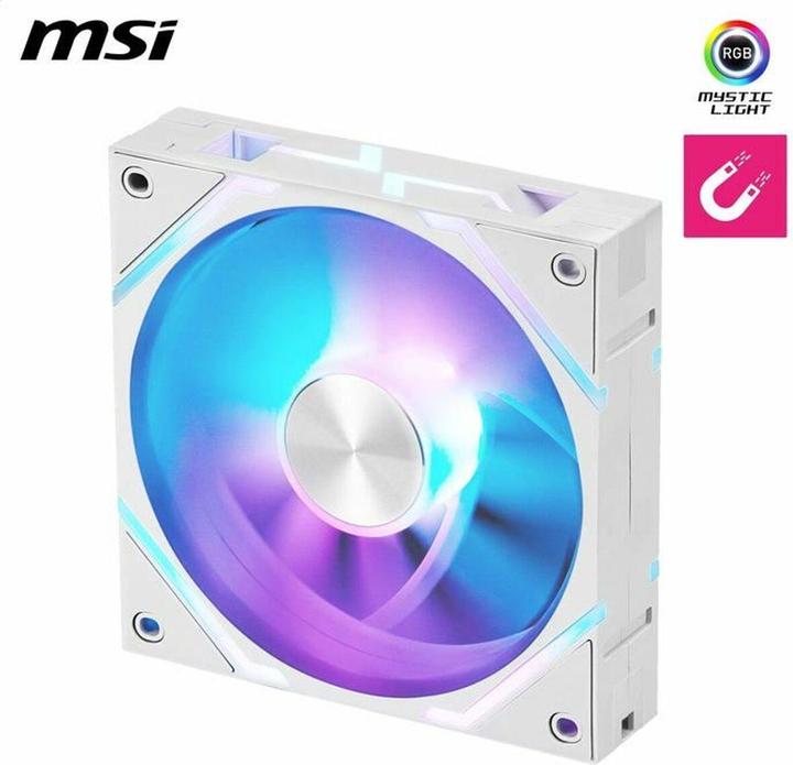 Actual product image MSI MPG EZ120 ARGB WHITE-1W (120 mm, 1 x)