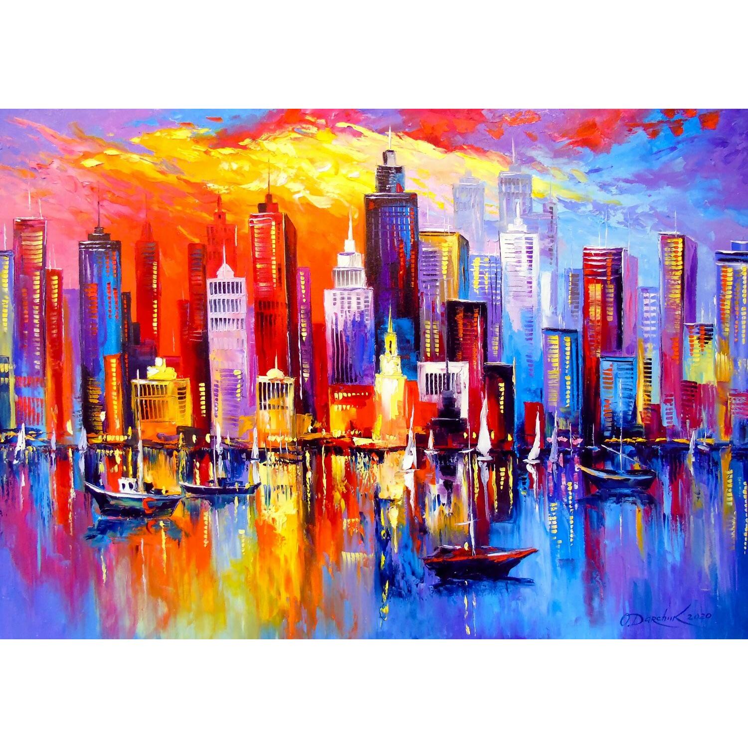 Thumbnail - Enjoy Puzzle ENJOY-1705 - Evening New York, Puzzle, 1000 Teile (1000 Teile)