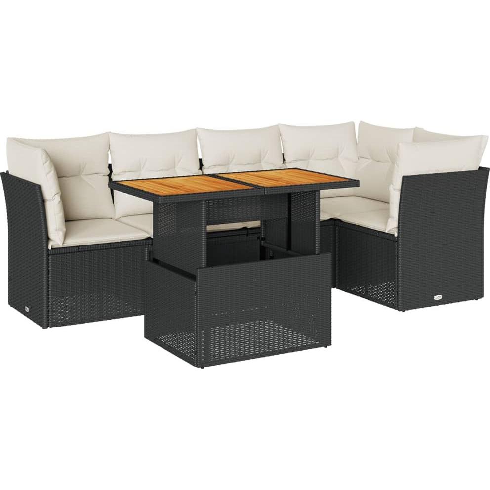 VidaXL, Gartenlounge, 10-tlg. Garten-Lounge-Set mit Kissen