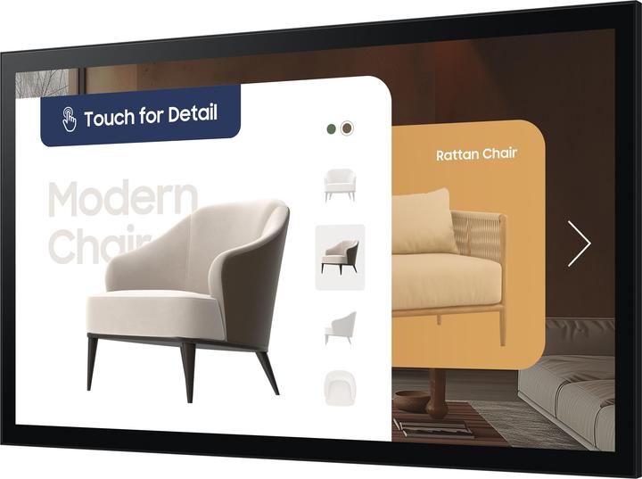 Actual product image Samsung Smart Signage QM32C-T 80,0cm(32") Cap.Touch (1920 x 1080 pixels, 32")