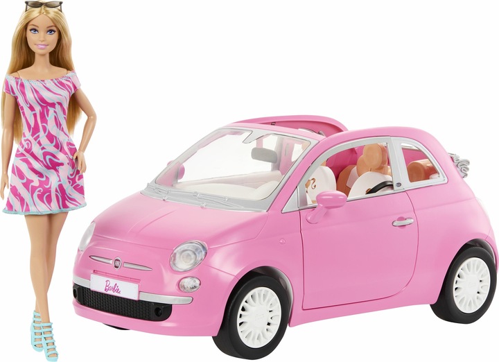 Produktbild Mattel Barbiepuppen-Set mit Fiat