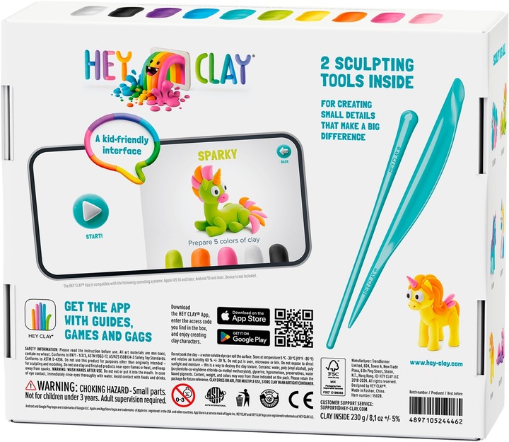 Produktbild TM Toys Hey Clay Einhorn Set