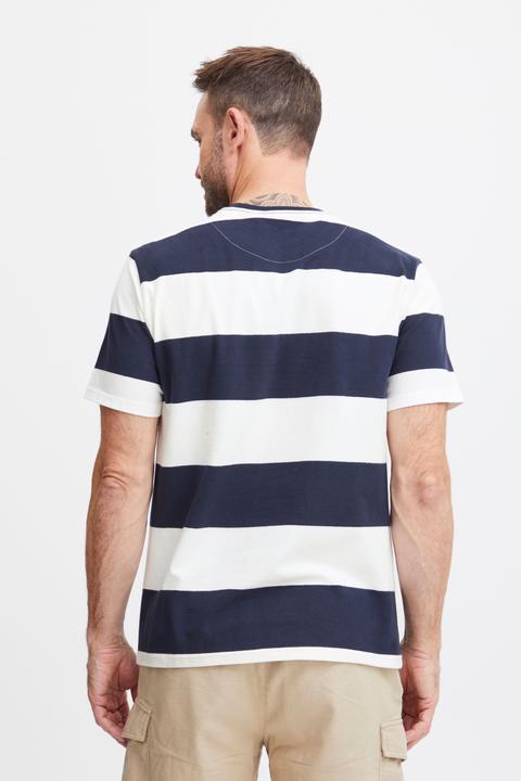 Image du produit FQ1924 FQTom SS stripe tee w logo print 21900645 (XXL)