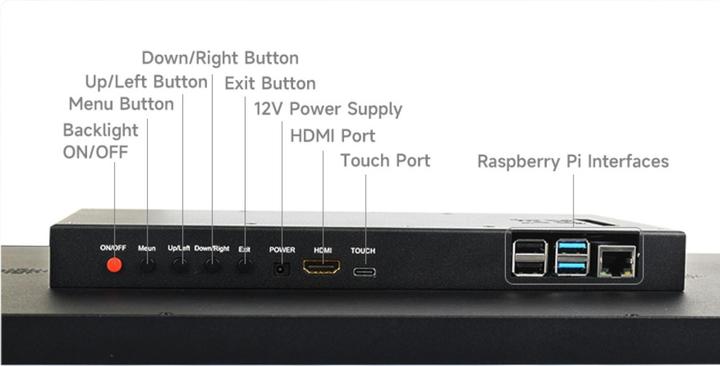 Produktbild WaveShare 21.5inch Full HD HDMI Capacitive Touch Display 1080×1920 mit Gehäuse