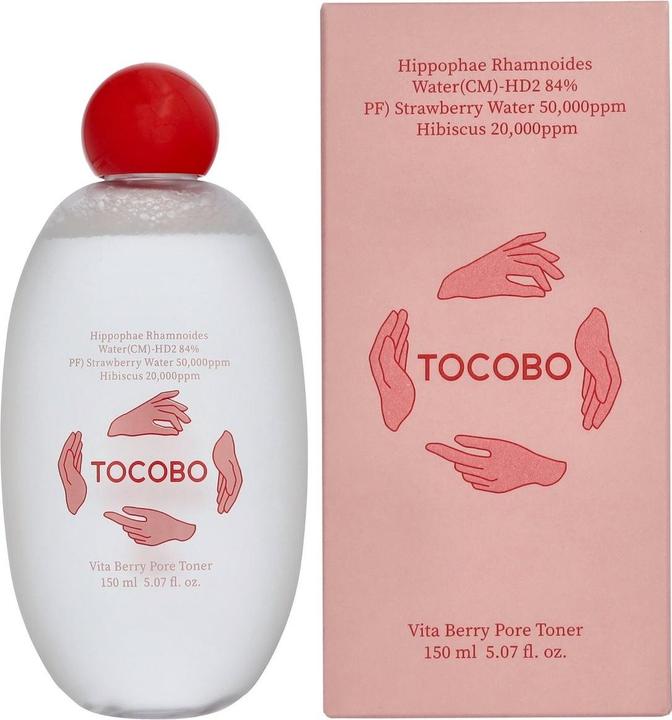 Actual product image Tocobo Vita Berry Pore Toner 150ml - Vitamin Facial Toner for Oily & Combination Skin (Face toner, 150 ml)