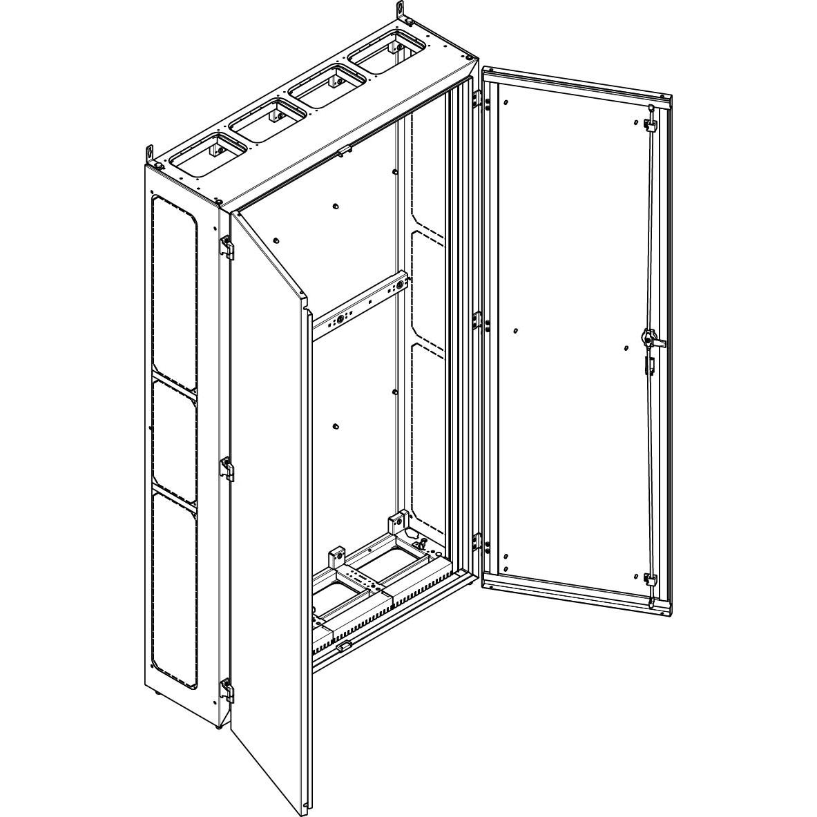 ABN NT412PB, Serverschrank Zubehör, Weiss