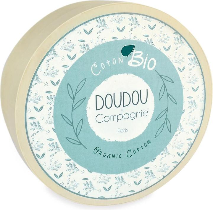 Actual product image Doudou et Compagnie Organic dog with cuddle cloth,blue 15cm