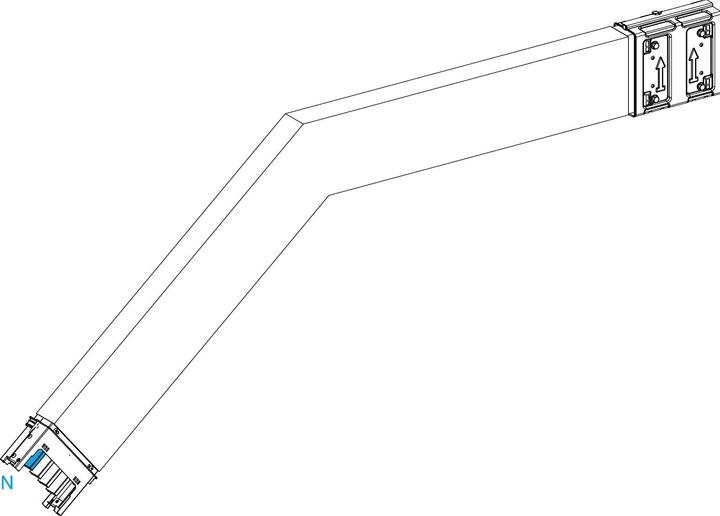 Actual product image Schneider Electric SE KSA250DLF43B KSA Angled element selector length (Terminal strips)