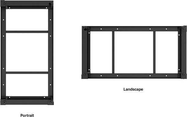 Image du produit Multibrackets Support mural fixe pour Samsung OH46F/B/A (Mur, 48 kg)