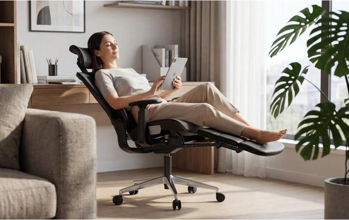 Actual product image Mark Adler Fotel ergonomiczny z podnóżkiem Expert 9.3 Black