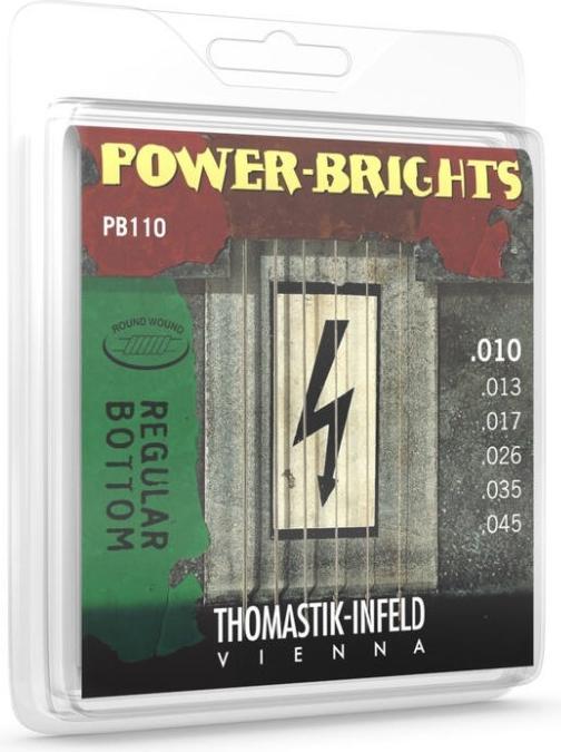 Immagine prodotto Thomastik Power Brights Med..light (6x, Chitarra elettrica, 0.05")