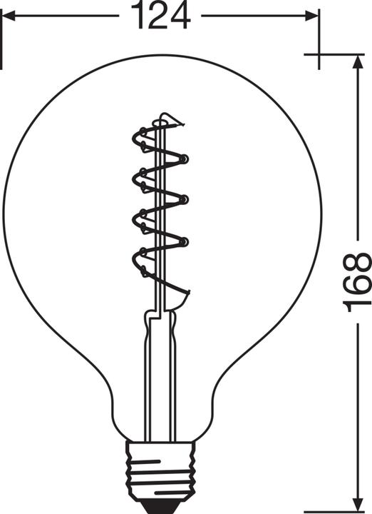 Immagine prodotto Osram annata 1906 (E27, 4.50 W, 250 lm, 1 x, G)