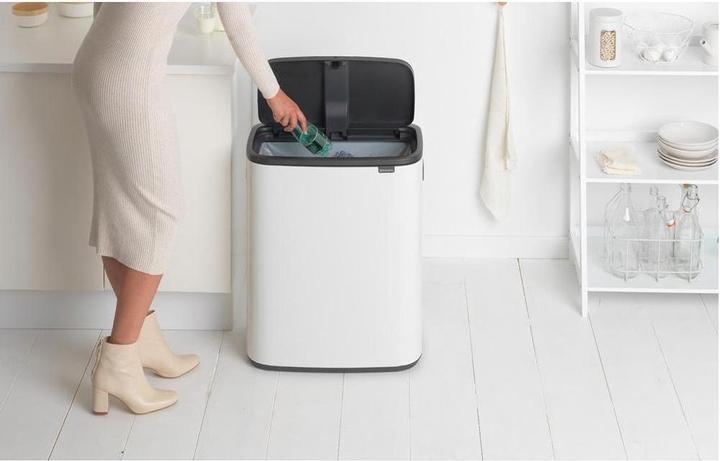 Productafbeelding Brabantia Kringloopbak Bo Touch Bin 60 liter, wit (60 l)