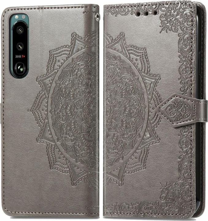 Actual product image König Design Cover Mobile Protection for Sony Xperia 5 III Case Cover Case Bumper Grey New (Sony Xperia 5 III)