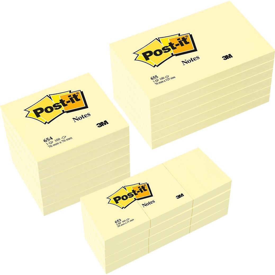 Post-it, Haftnotiz, Haftnotzien Grosspack