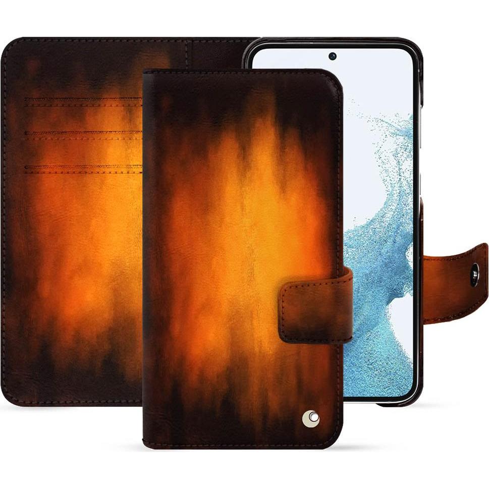 Thumbnail - Noreve Lederschutzhülle Samsung Galaxy S23 (Samsung Galaxy S23), Smartphone Hülle, Violett