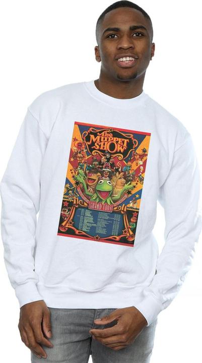 Actual product image Disney Mens The Muppets The Muppet Show Poster Sweatshirt (S)