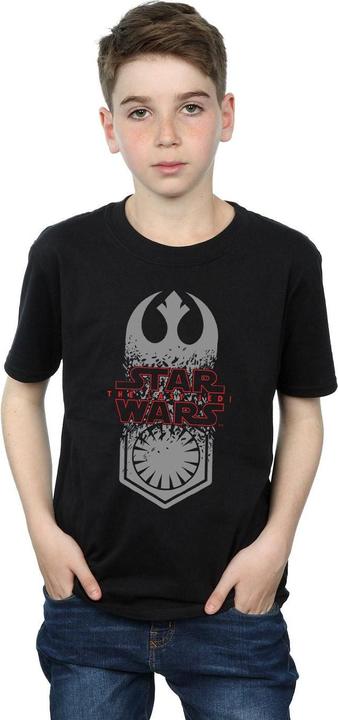 Actual product image Star Wars Boys The Last Jedi Symbol Crash T-Shirt (128)