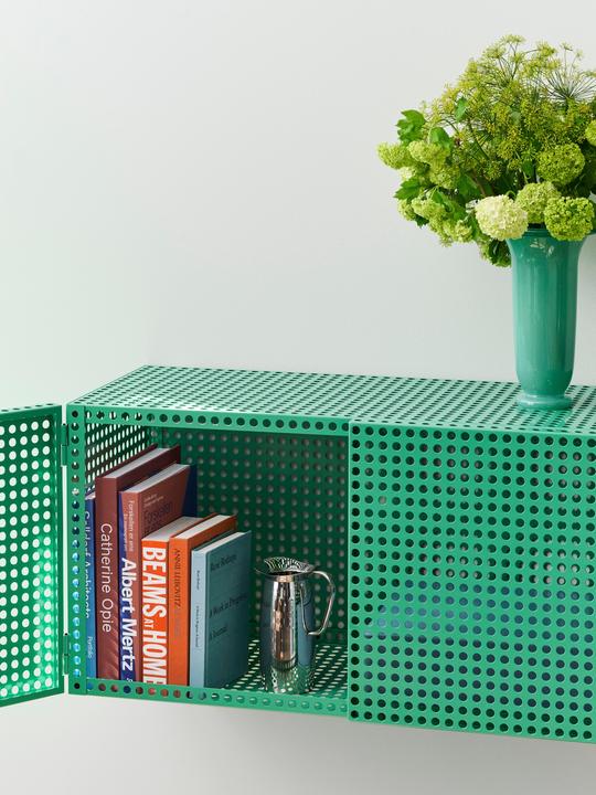 Produktbild HAY - Perforated Wandschrank Klein - H 45cm - Eierschale