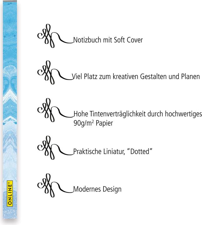 Actual product image Online Bullet Journal (A5, Dotted, Hardcover)