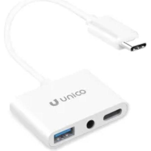 Unico Adaptador 3 En 1, Dockingstation + USB Hub
