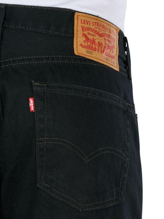 Actual product image Levis 505 jeans black/black (zip) (W32/L32)
