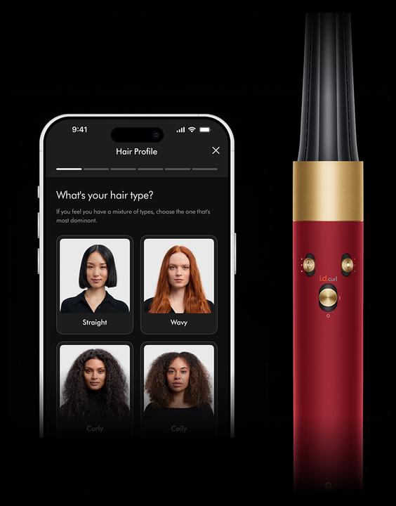 Image du produit Dyson Airwrap i.d. Straight+Wavy Red Velvet & Gold